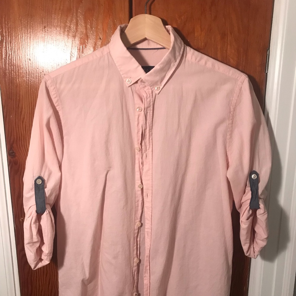 Zara Blush Button-down